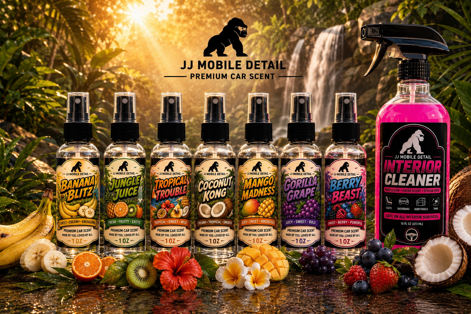 JJ Mobile Detail Ultimate Car Care Bundle (Tropical Scents)